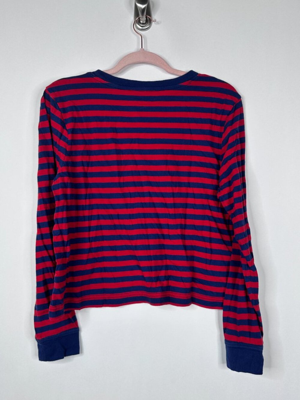 2/$30 J. Crew Vintage Jersey Long-sleeve T-shirt in Stripe #A1967 - Picture 4 of 8